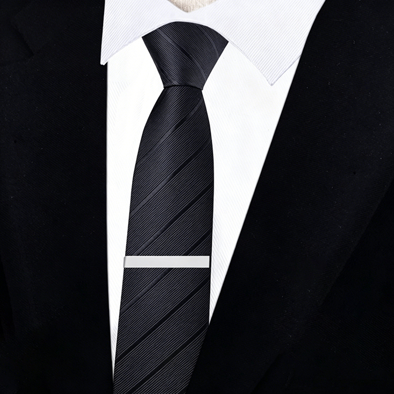 Tie Clip Set - Silver Tie Clip for Men 2.2