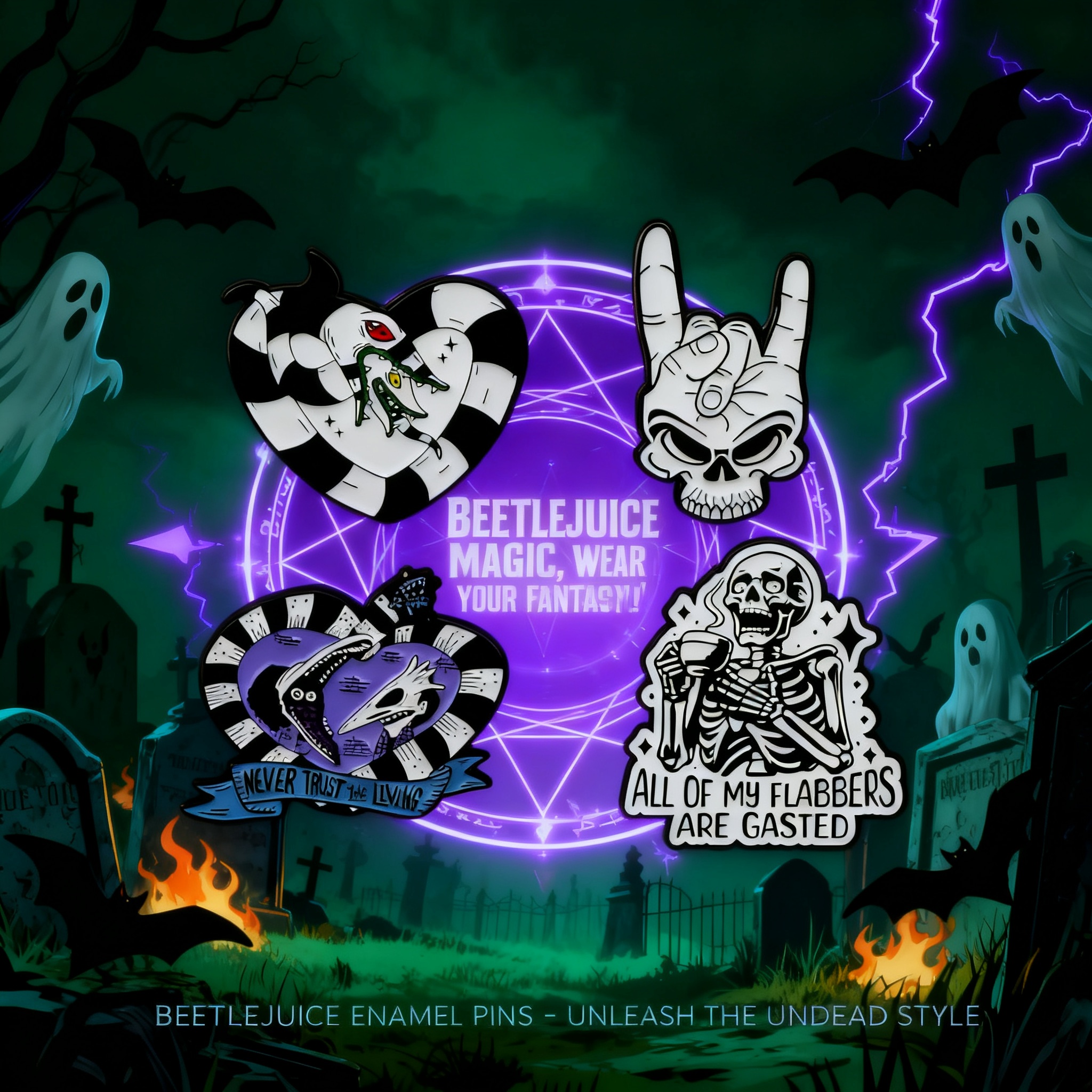 Men Accessories Jewelry - Halloween Snake Enamel Pin Badges Cosplay