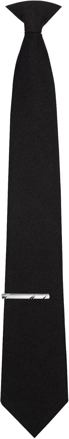Tie Clip Set - Clip-On Tie for Uniform, 3.25