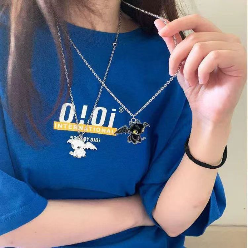 Cartoon White Night Double Dra - Men Accessories Jewelry ulasan dan harga