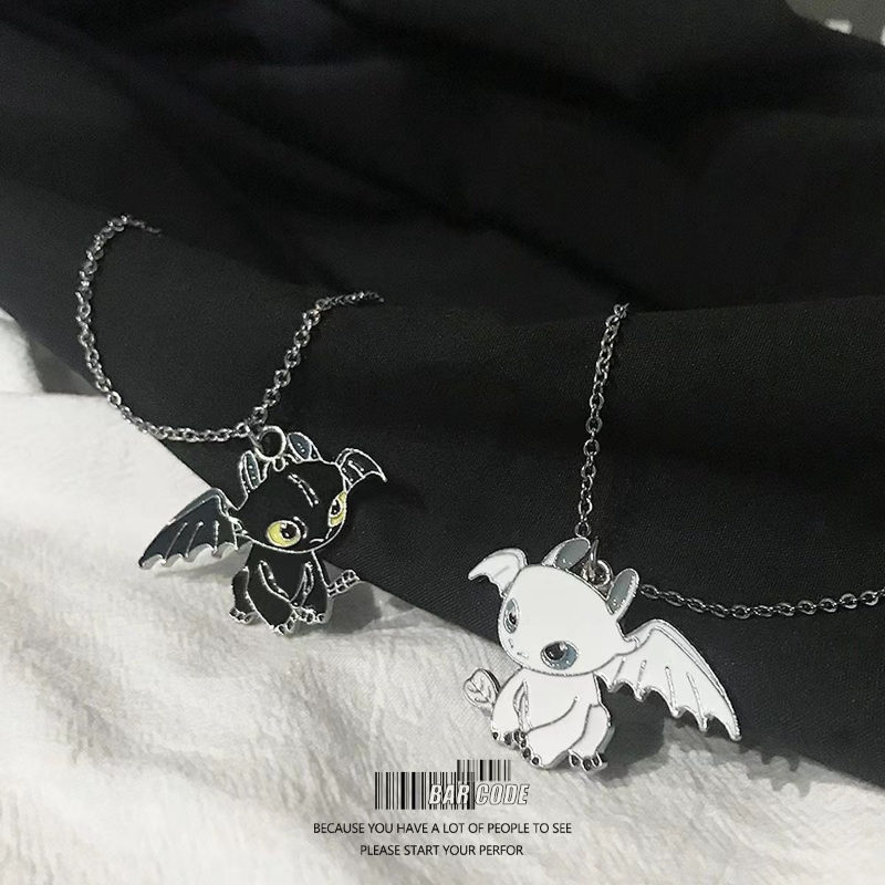 Cartoon White Night Double Dra - Men Accessories Jewelry ulasan dan harga