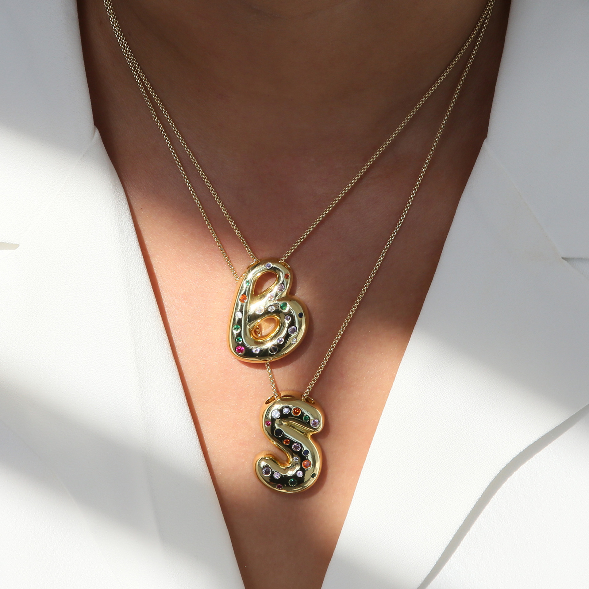 Hot Sale A-Z Letters Inlaid Co - Men'S Accessories Jewelry Sale ulasan dan harga