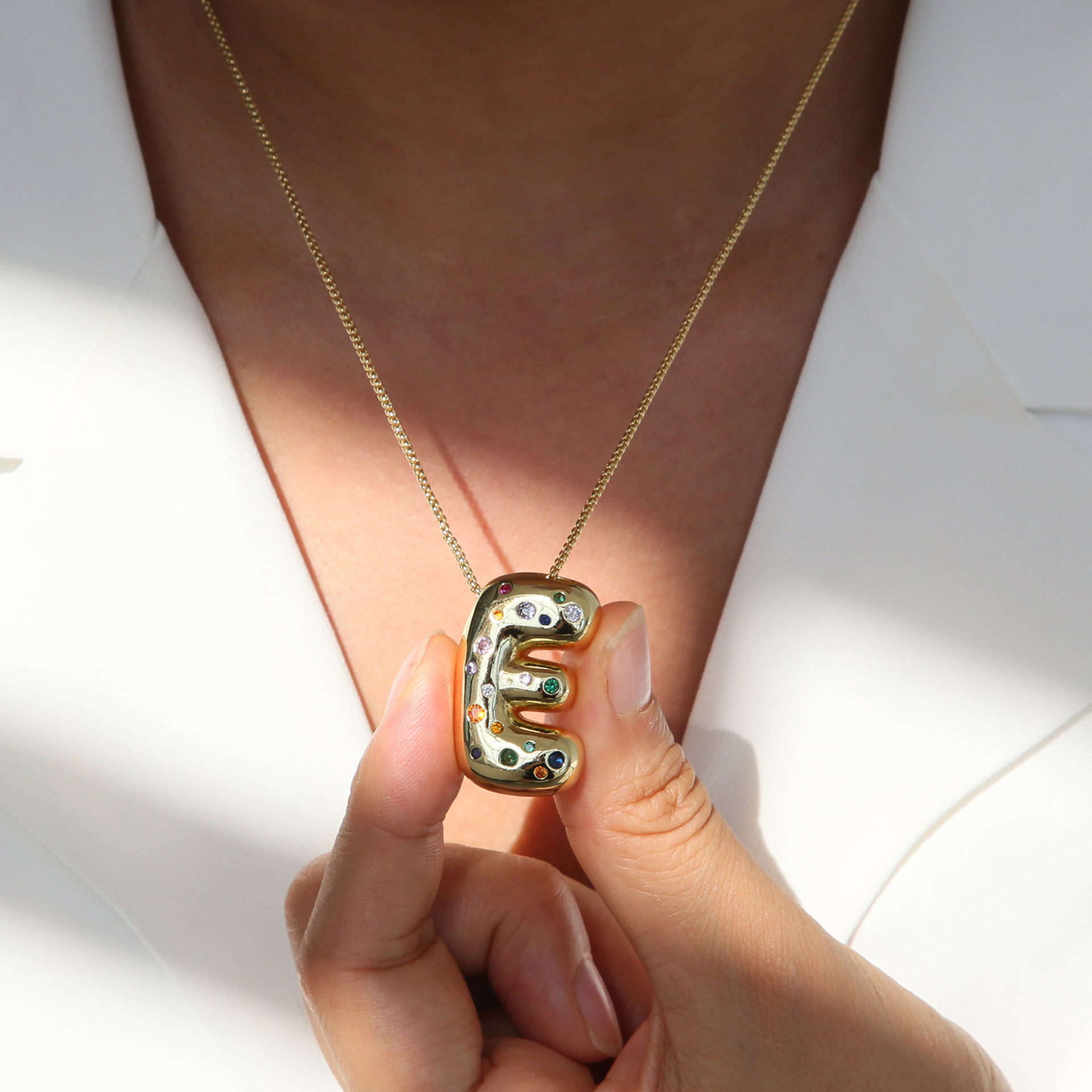 Hot Sale A-Z Letters Inlaid Co - Men'S Accessories Jewelry Sale ulasan dan harga