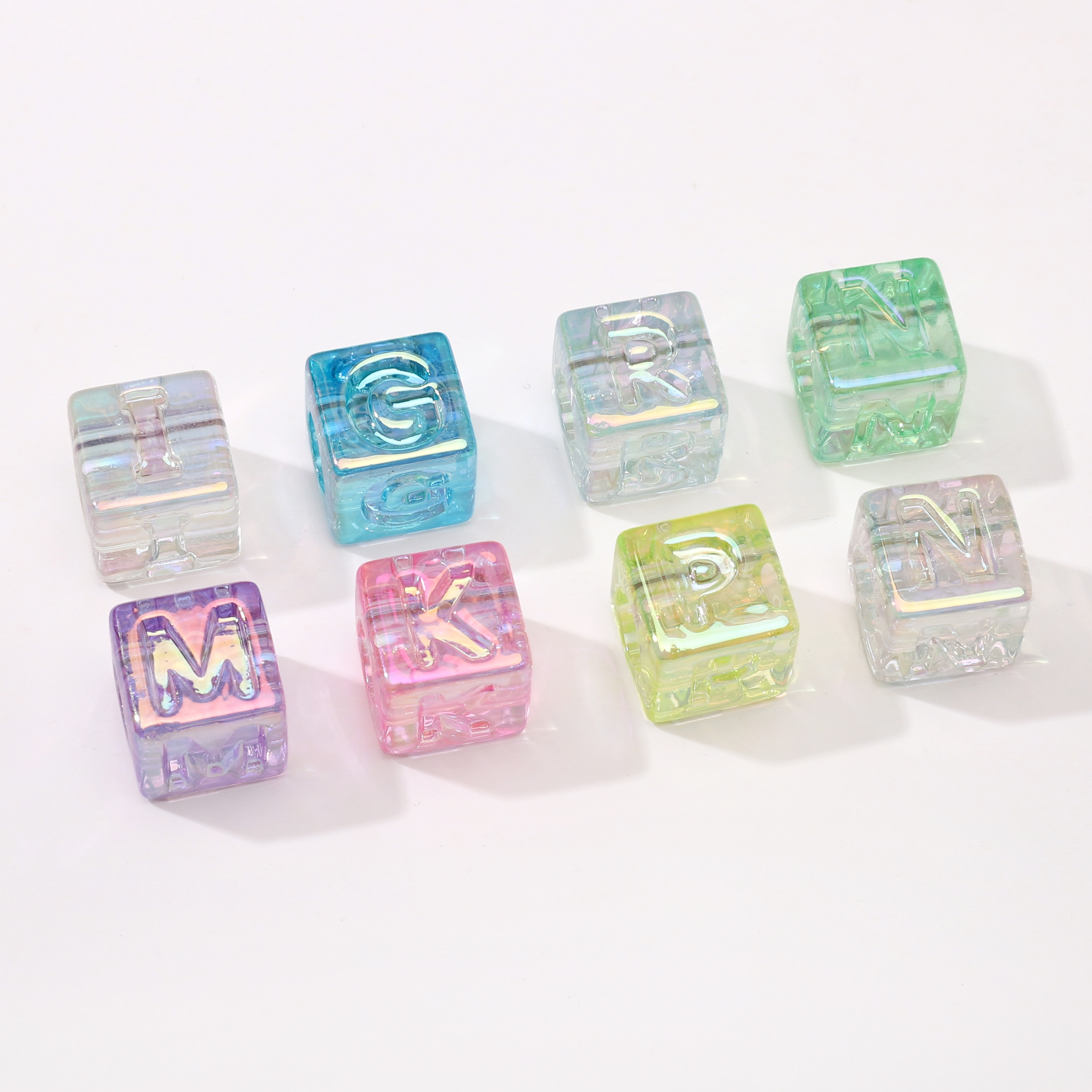 10Pcs beading Colorful Clear L - Men Accessories Necklace ulasan dan harga