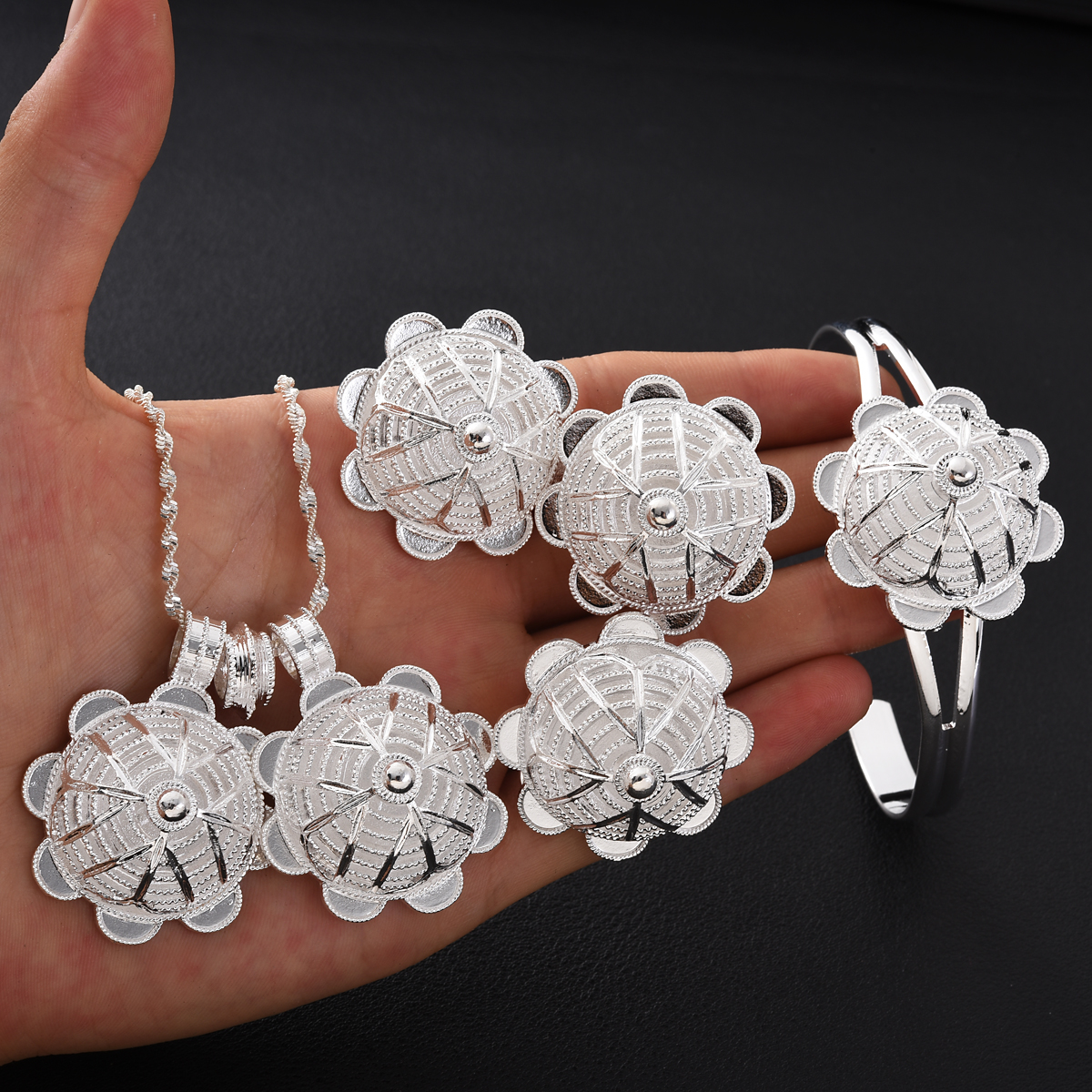 Africa Silver Color Jewelry Ac - Men'S Accessories Dubai ulasan dan harga