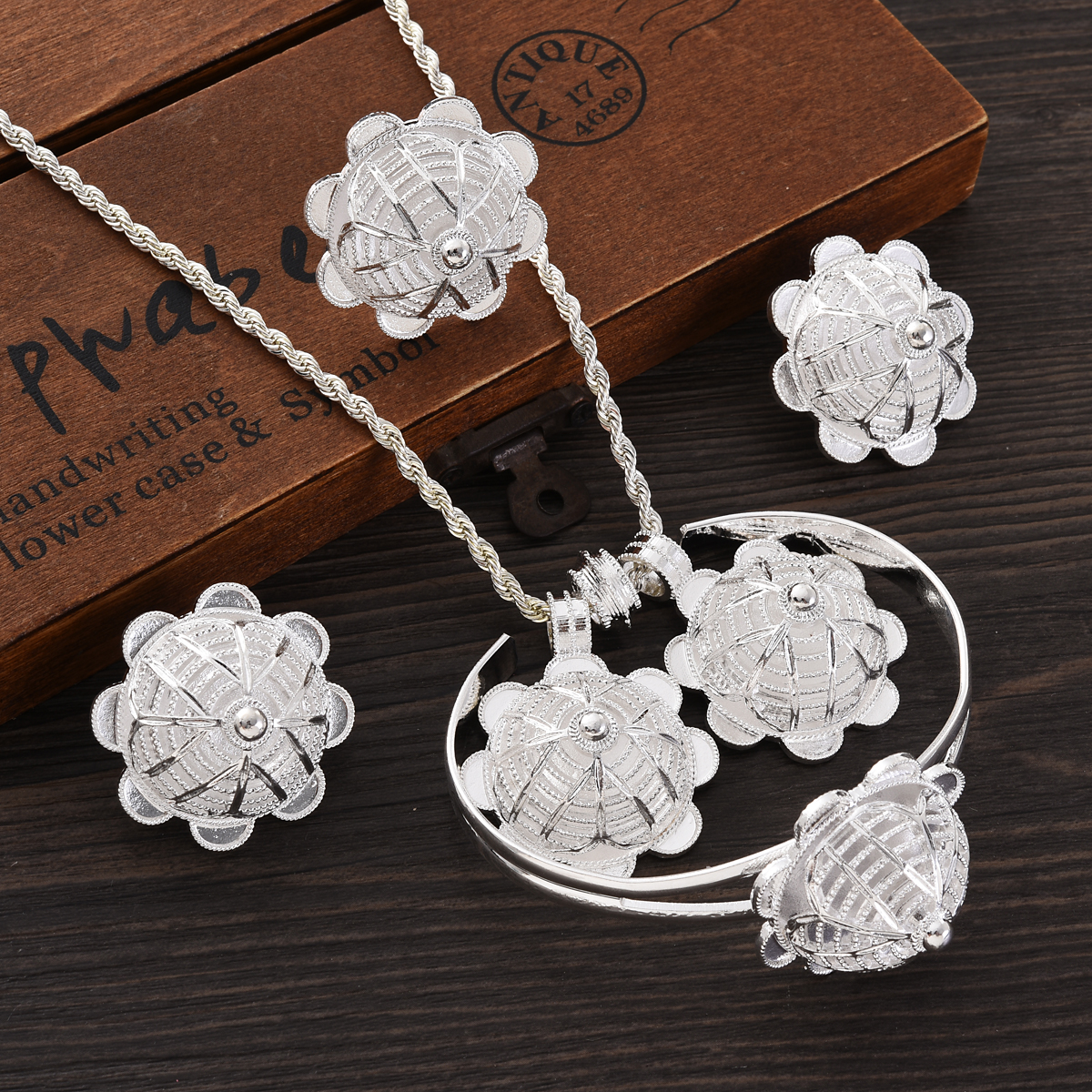 Africa Silver Color Jewelry Ac - Men'S Accessories Dubai ulasan dan harga