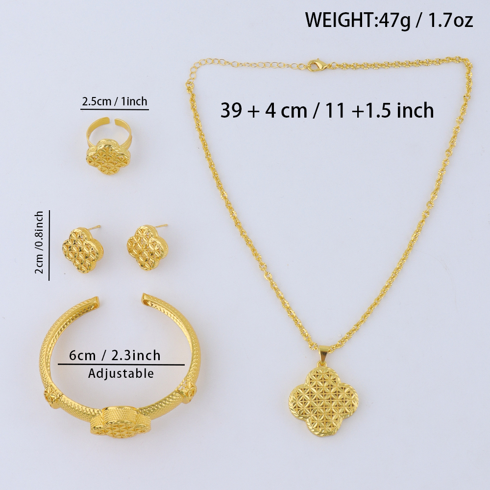 Dubai Gold Plated Earrings Nec - Men'S Accessories Dubai ulasan dan harga
