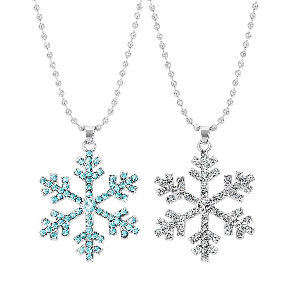 Magical Blue Crystal Snowflake - Men Accessories Jewelry ulasan dan harga