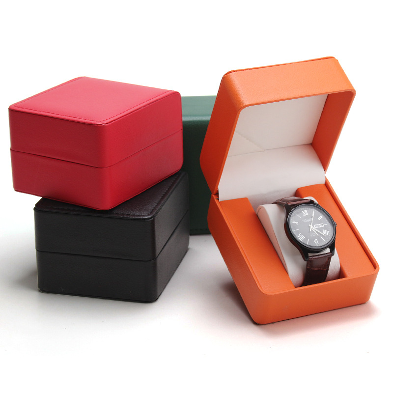 Watch Storage Box Pu Single Wa - Men Accessories Gift Box ulasan dan harga