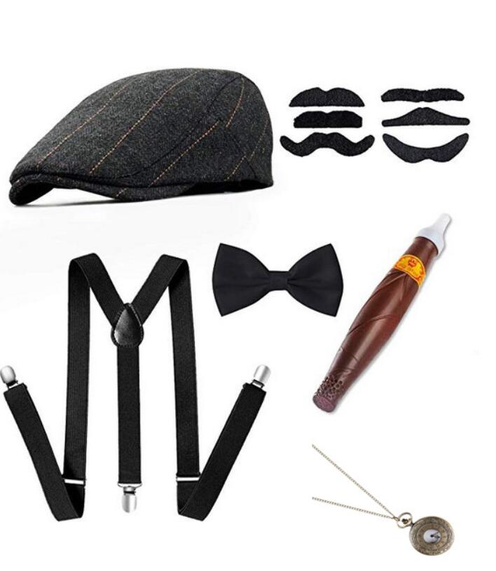 1920S Halloween 20S Cosplay Ga - Men'S Accessories In The 1920S ulasan dan harga