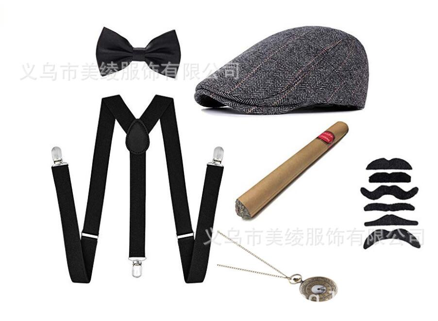 1920S Halloween 20S Cosplay Ga - Men'S Accessories In The 1920S ulasan dan harga