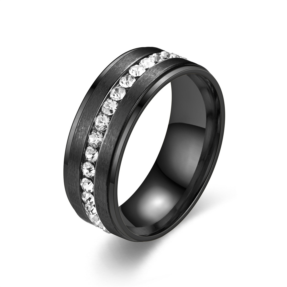 Stainless Steel Diamond Rings  - Men'S Accessories Gift Ideas ulasan dan harga