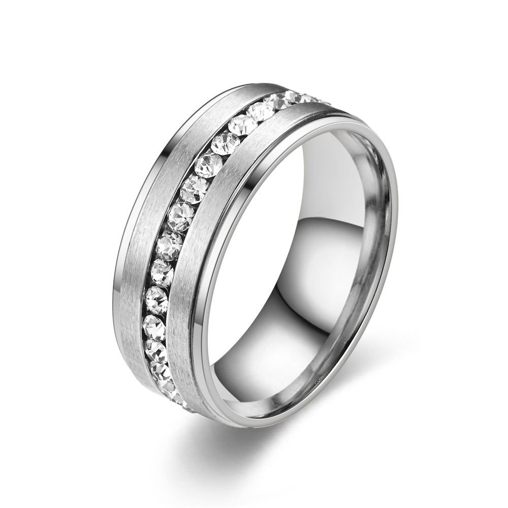 Stainless Steel Diamond Rings  - Men'S Accessories Gift Ideas ulasan dan harga