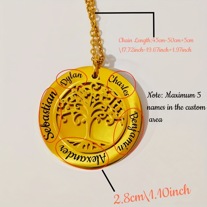 Custom Men's Tree of Life Stai - Men Accessories All ulasan dan harga