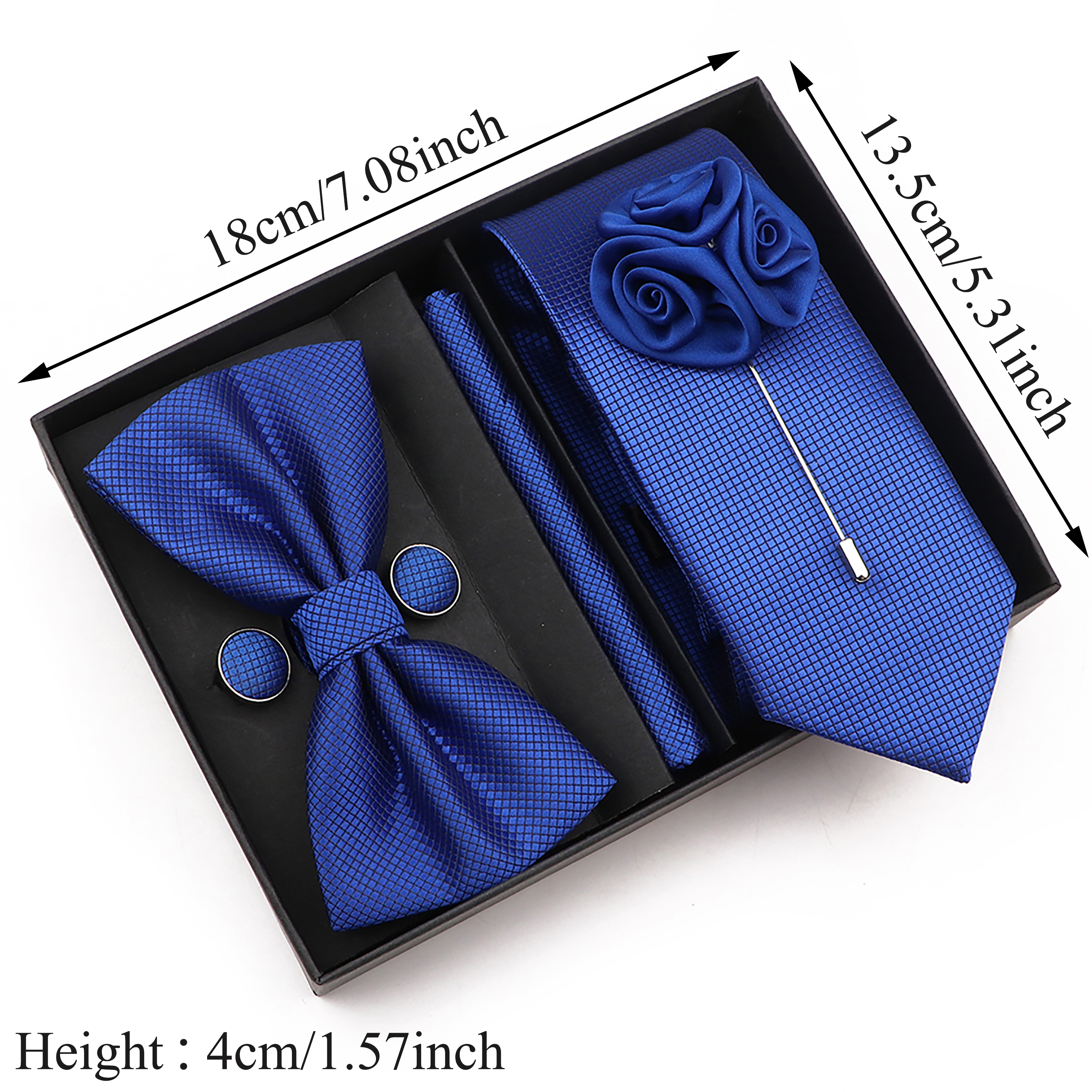 New Style Tie Set Solid Color  - Men Accessories Gift Box ulasan dan harga