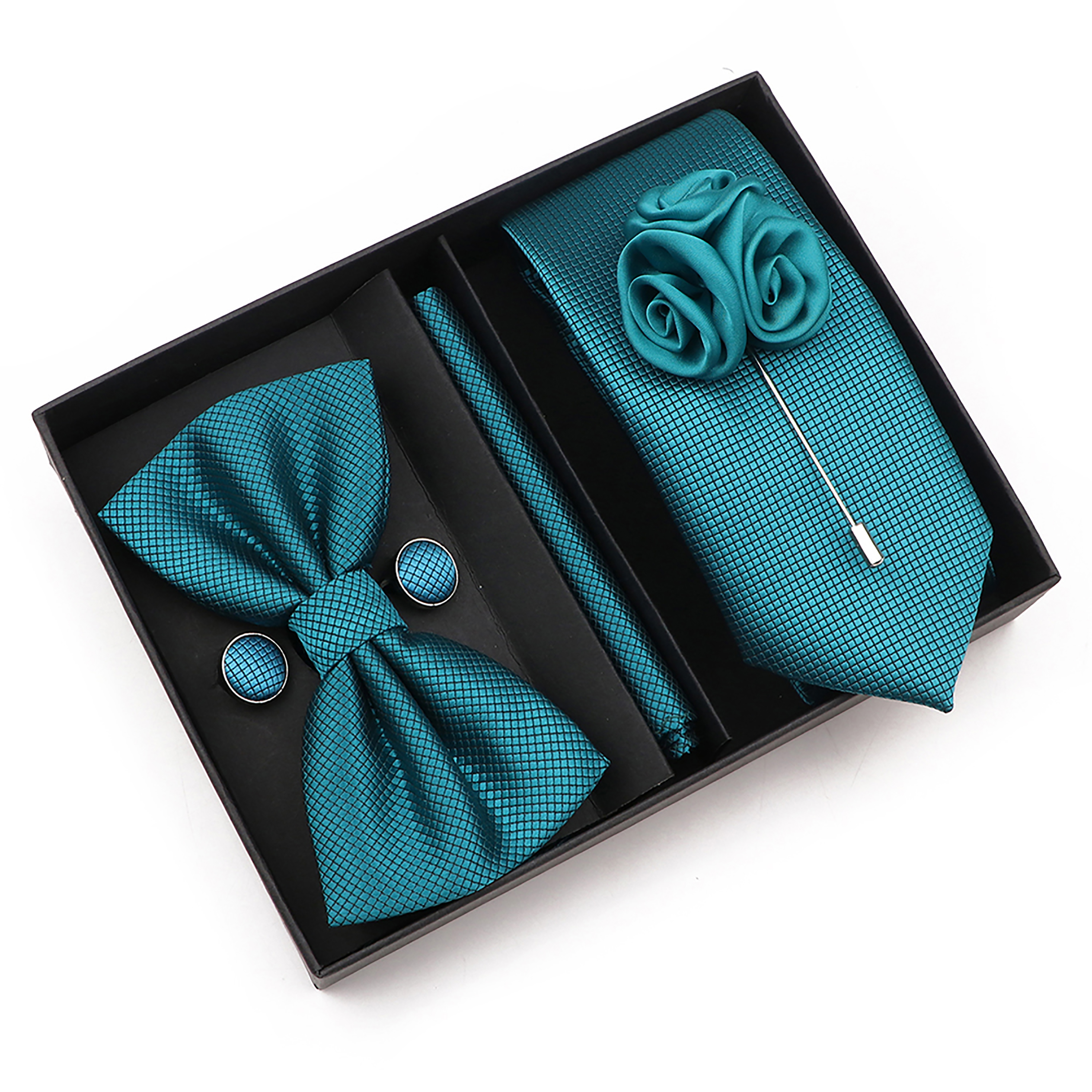 New Style Tie Set Solid Color  - Men Accessories Gift Box ulasan dan harga