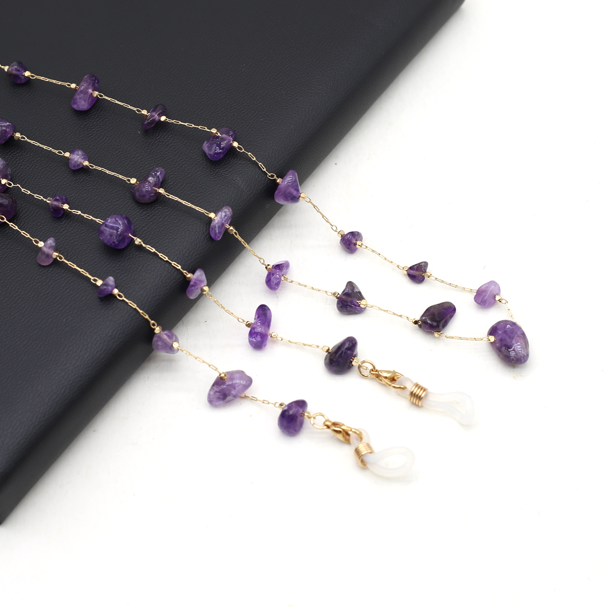 Natural Amethyst Stone Beaded  - Men Accessories All ulasan dan harga