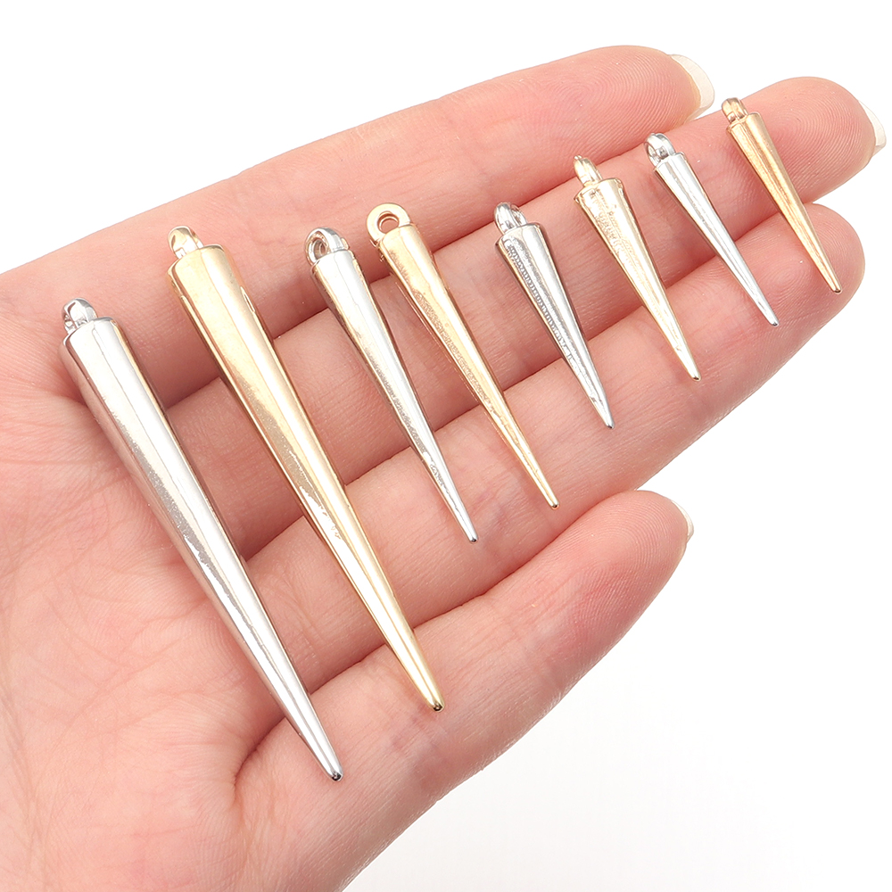50-200pcs Cone Charms Pendants - Men Accessories Necklace ulasan dan harga