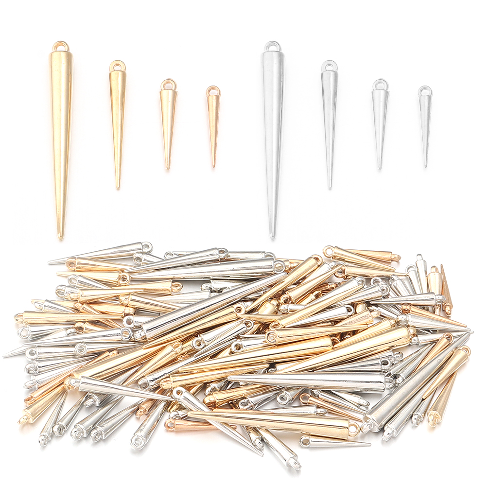 50-200pcs Cone Charms Pendants - Men Accessories Necklace ulasan dan harga