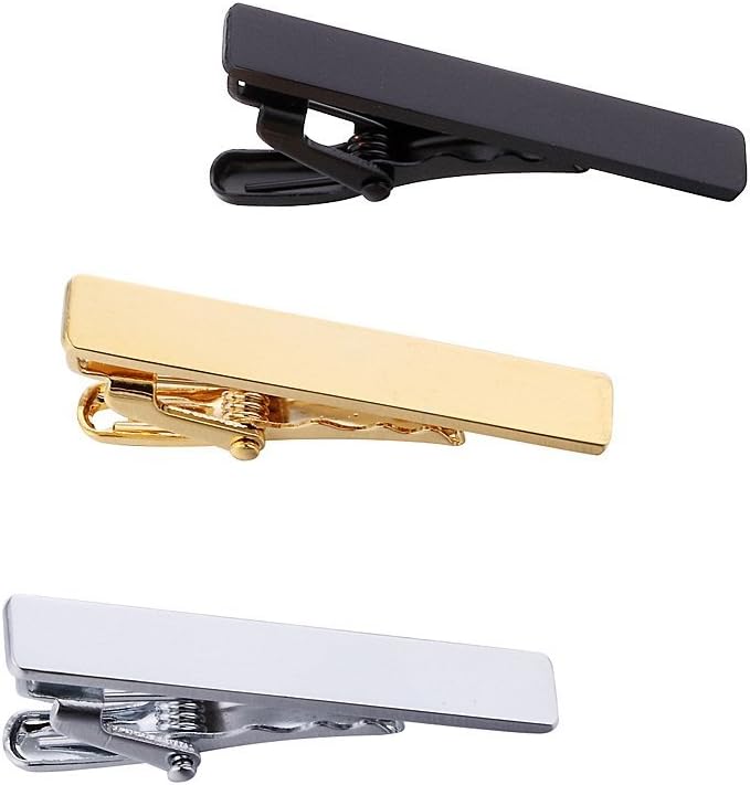 Men's Skinny Tie Clip Set 3 To - Tie Clip Set ulasan dan harga