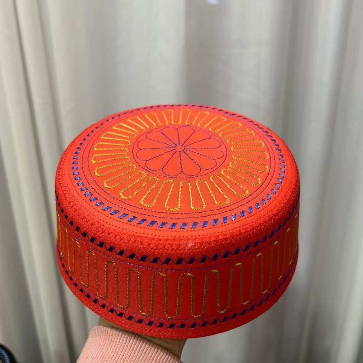 Muslim Caps Red Black for Men  - Men'S Accessories Dubai ulasan dan harga