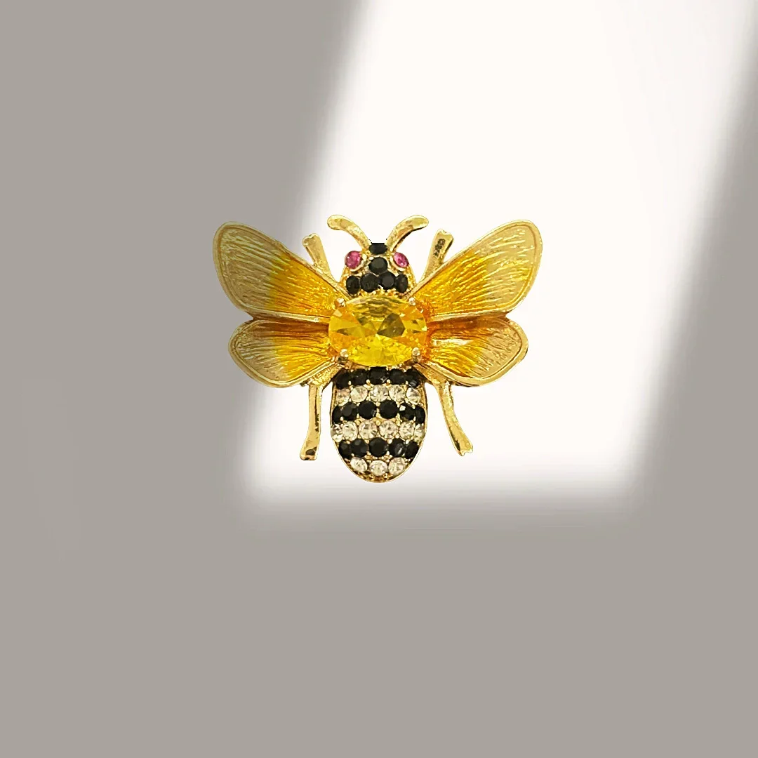 1Pc Fashion Little Bee Brooch  - Men'S Accessories Trends 2025 ulasan dan harga