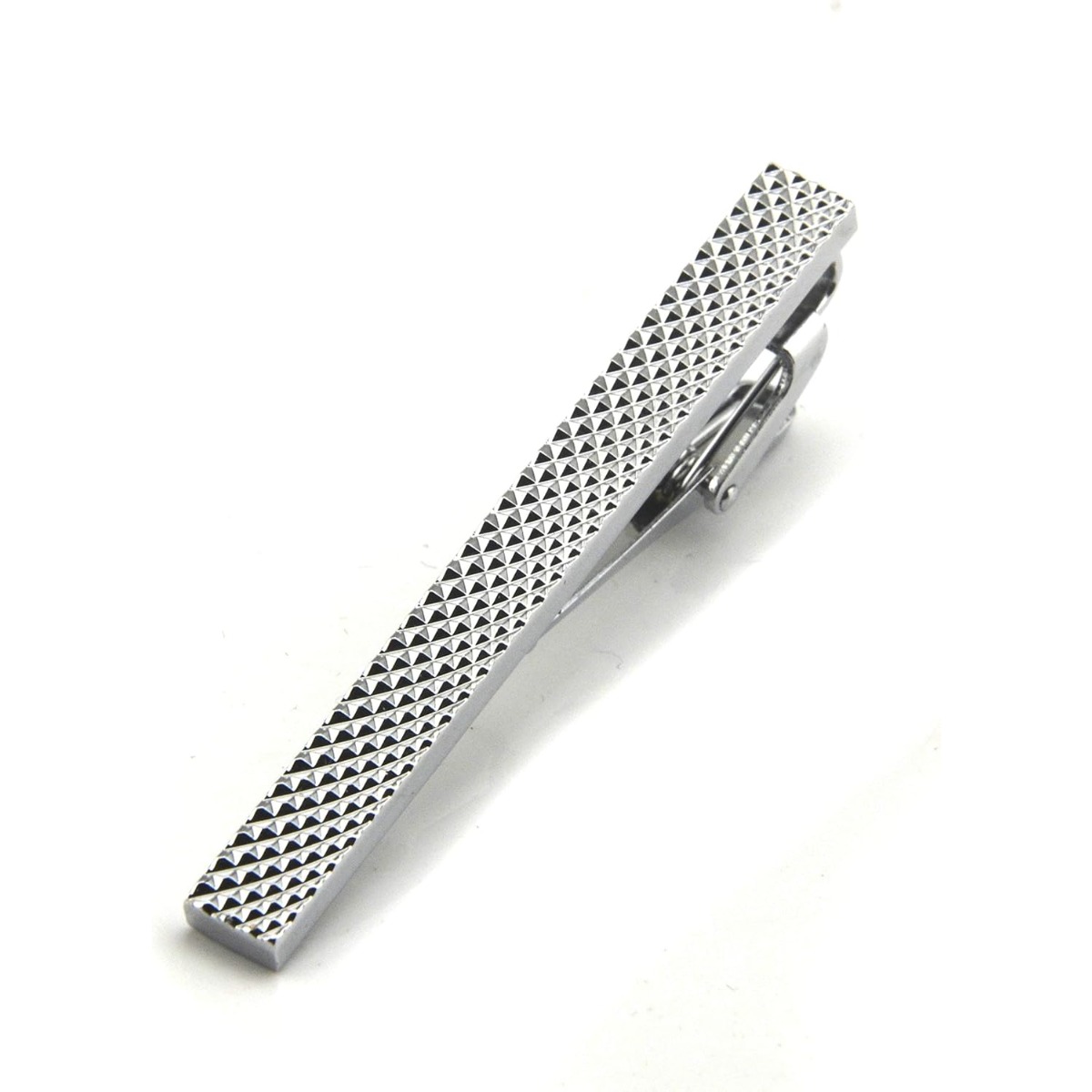 Set of 4 Silver Metal Necktie  - Tie Clip Set ulasan dan harga