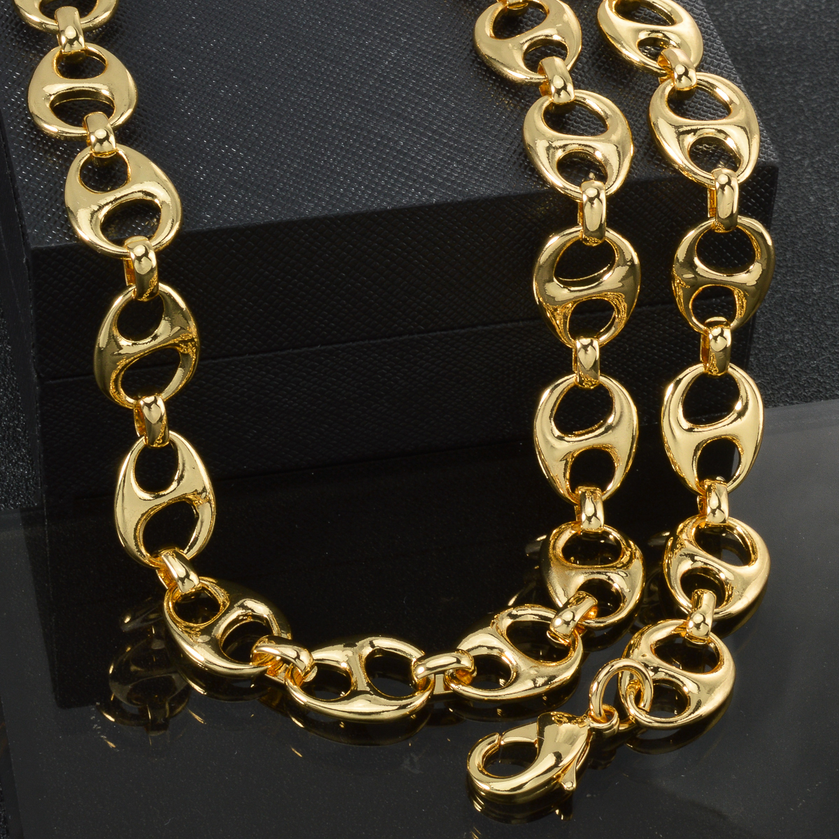 Pig Nose 18k Gold Plated Neckl - Men'S Accessories Dubai ulasan dan harga