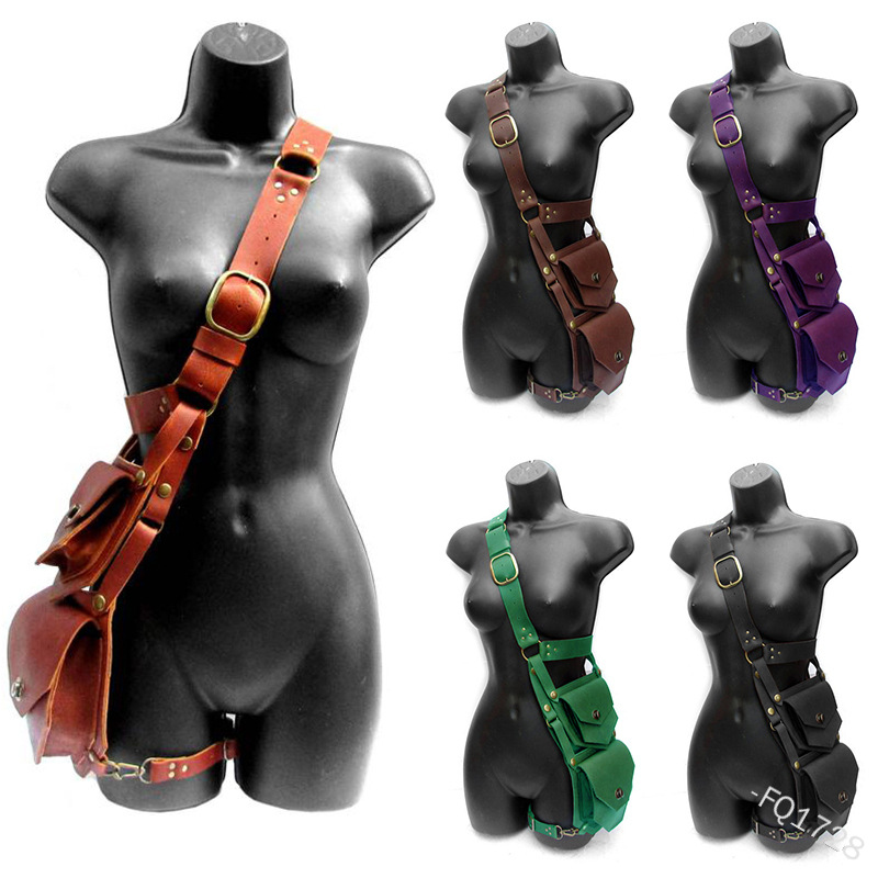 Medieval Pouch Bag Belt Leathe - Medieval Men'S Accessories ulasan dan harga