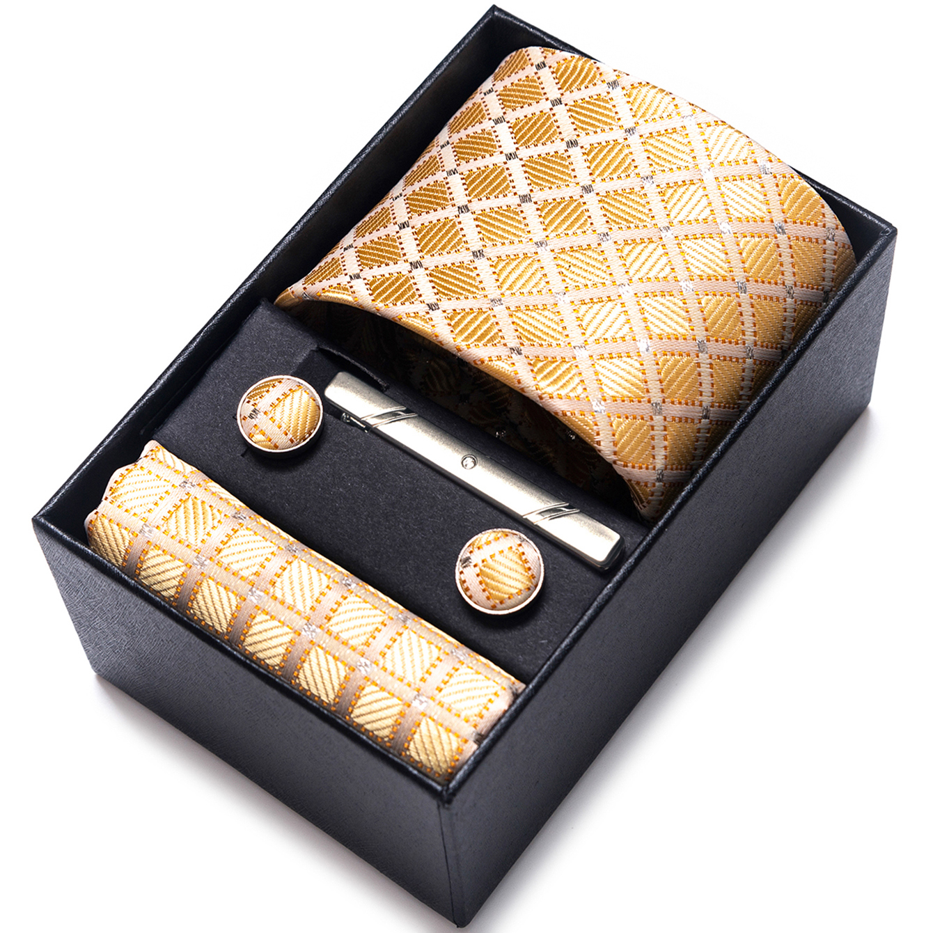 Bright Color Paisley Men's Tie - Tie Clip Set ulasan dan harga