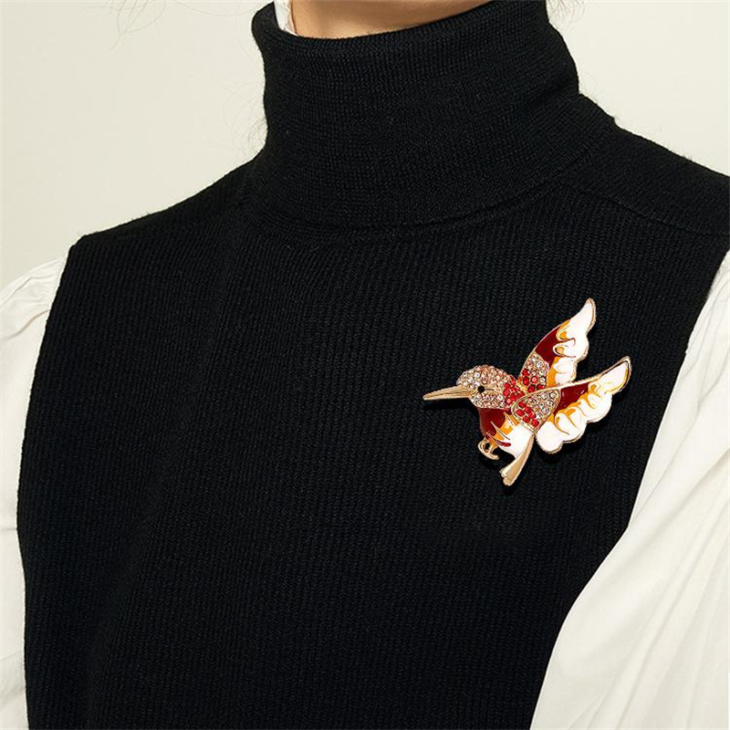 1Pc Exquisite Bird Brooch for  - Men'S Accessories Trends 2025 ulasan dan harga