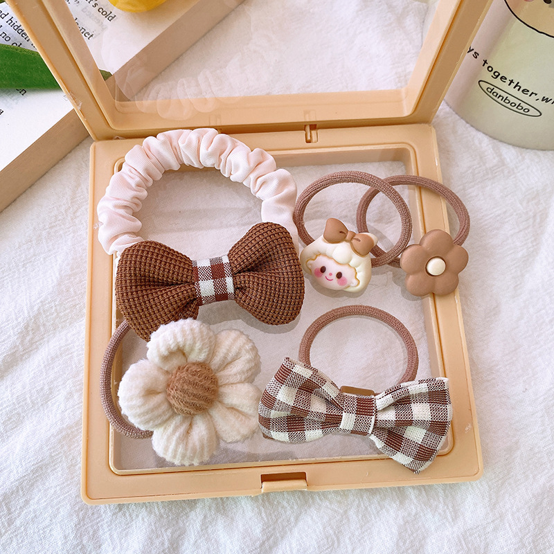 5Pcs Hair Accessory Set Milk T - Tie Clip Set ulasan dan harga
