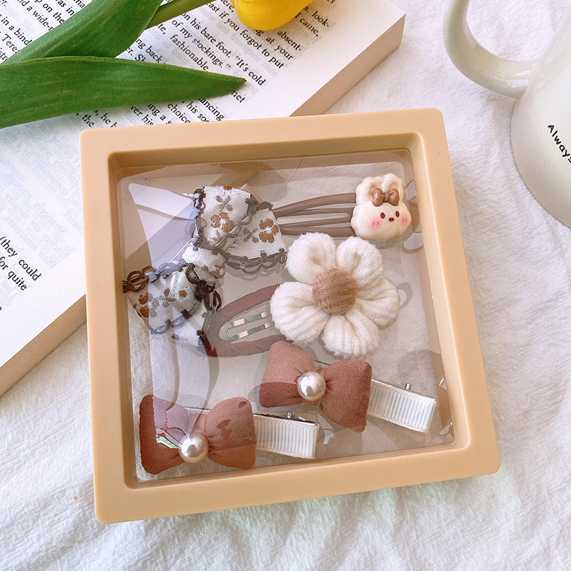 5Pcs Hair Accessory Set Milk T - Tie Clip Set ulasan dan harga