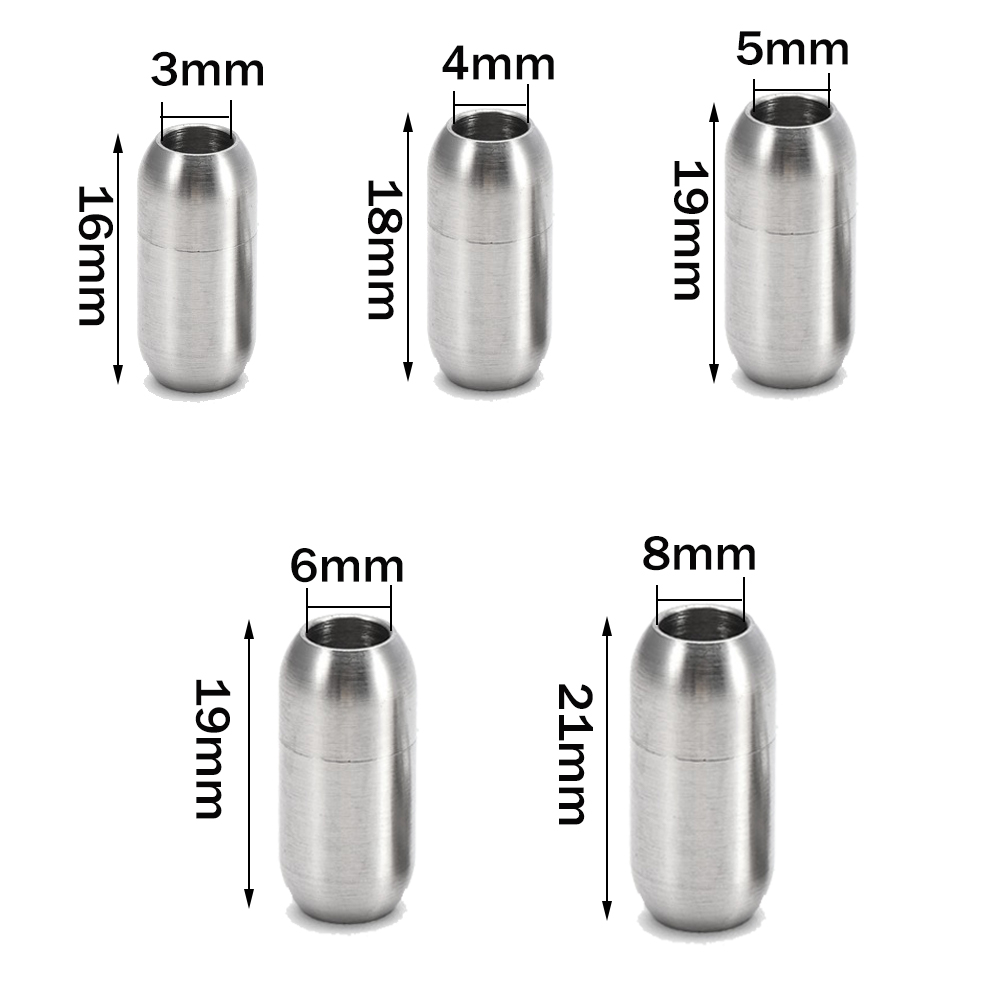 2pcs Stainless Steel Magnetic  - Men Accessories Necklace ulasan dan harga