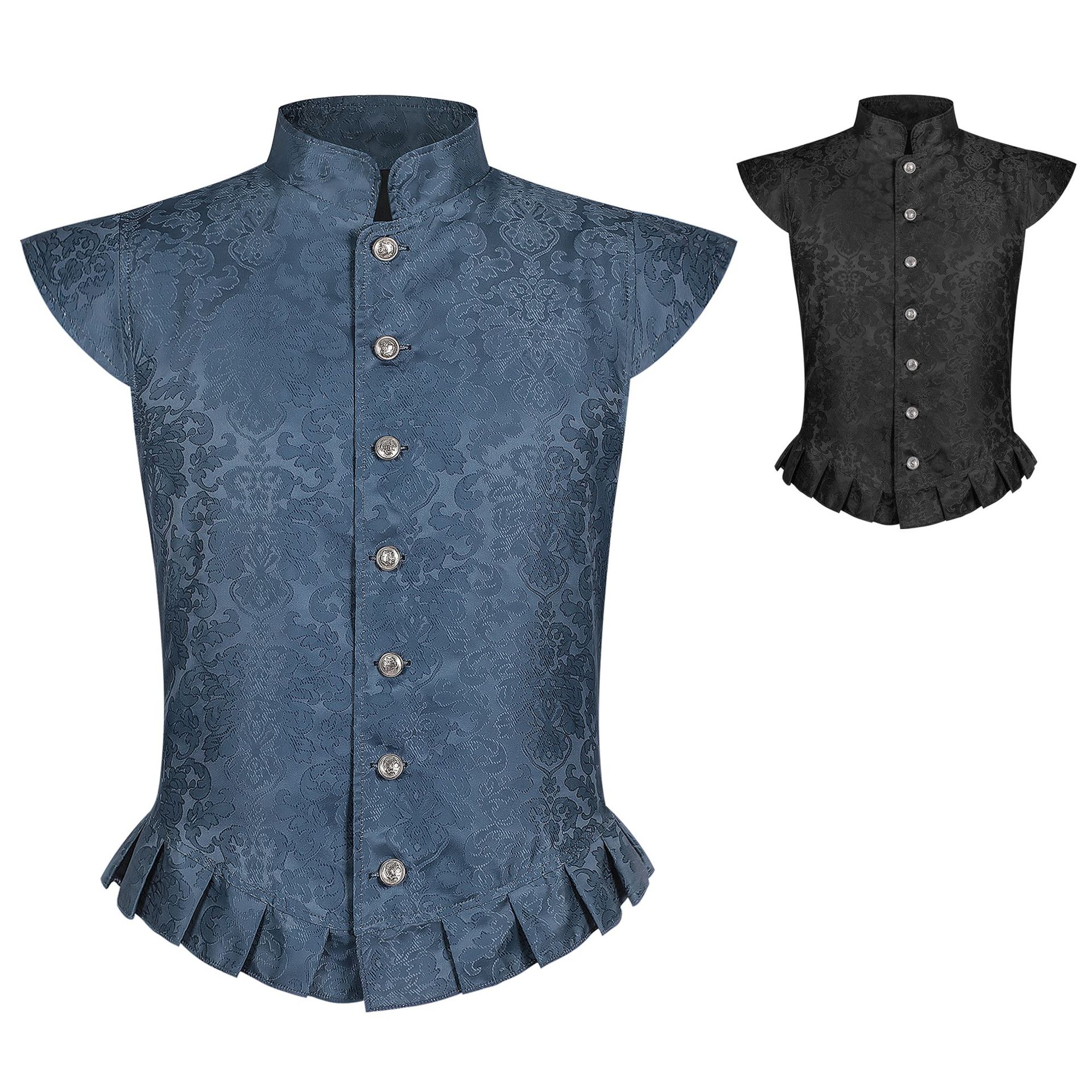 Vintage Men's Jacquard Vest Me - Medieval Men'S Accessories ulasan dan harga