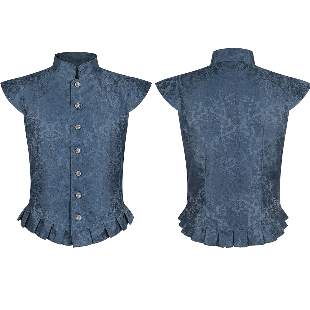 Vintage Men's Jacquard Vest Me - Medieval Men'S Accessories ulasan dan harga