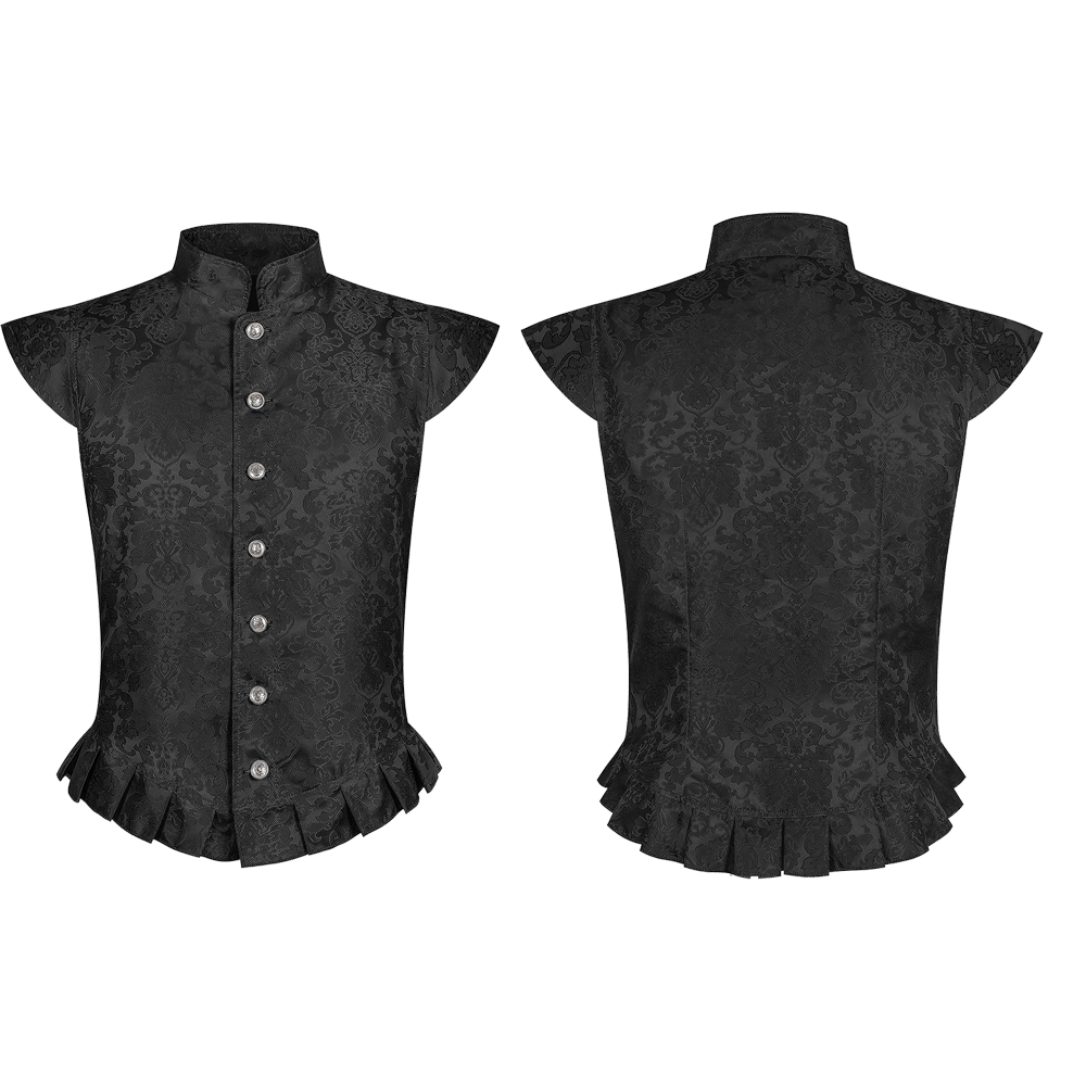 Vintage Men's Jacquard Vest Me - Medieval Men'S Accessories ulasan dan harga