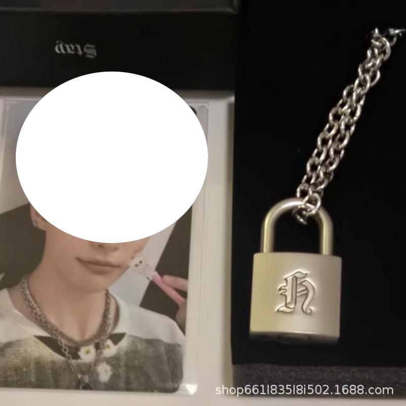 Ashionable Creative Metal Lock - Men Accessories Necklace ulasan dan harga