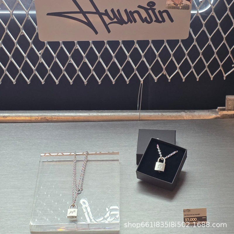 Ashionable Creative Metal Lock - Men Accessories Necklace ulasan dan harga
