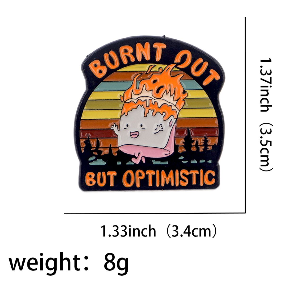Fire Badges Enamel Pin Brooche - Men Accessories Jewelry ulasan dan harga
