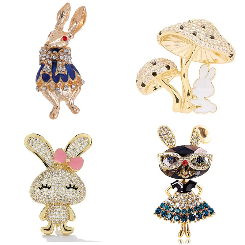 Romantic Rabbit Brooch for Men - Men'S Accessories Trends 2025 ulasan dan harga