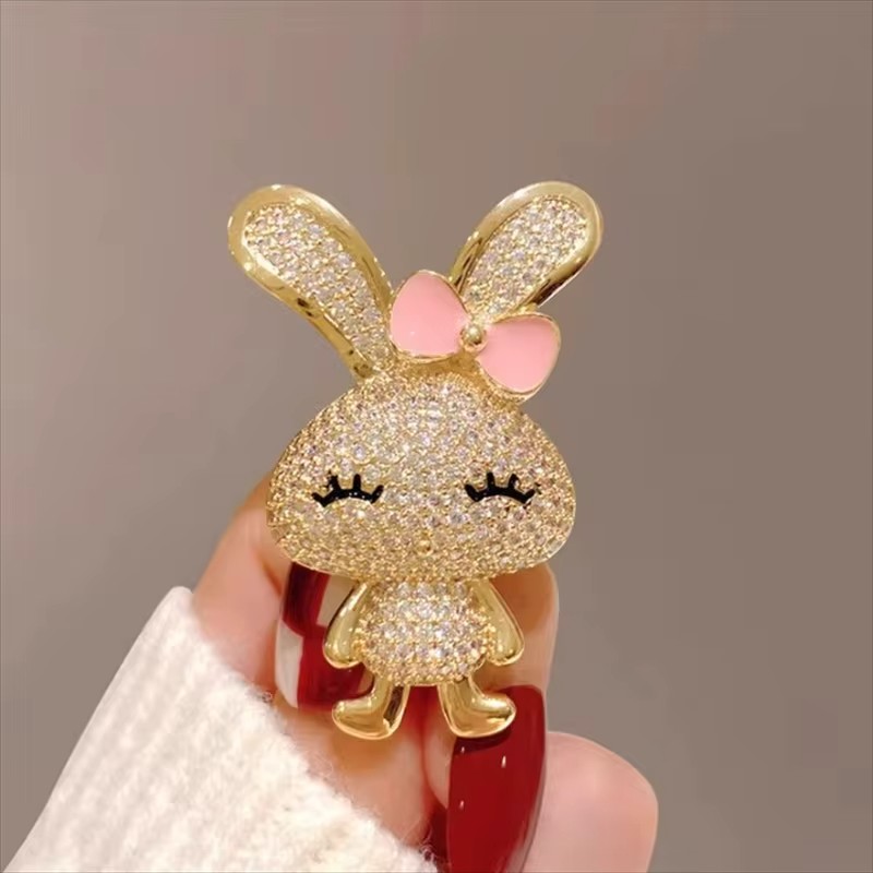 Romantic Rabbit Brooch for Men - Men'S Accessories Trends 2025 ulasan dan harga
