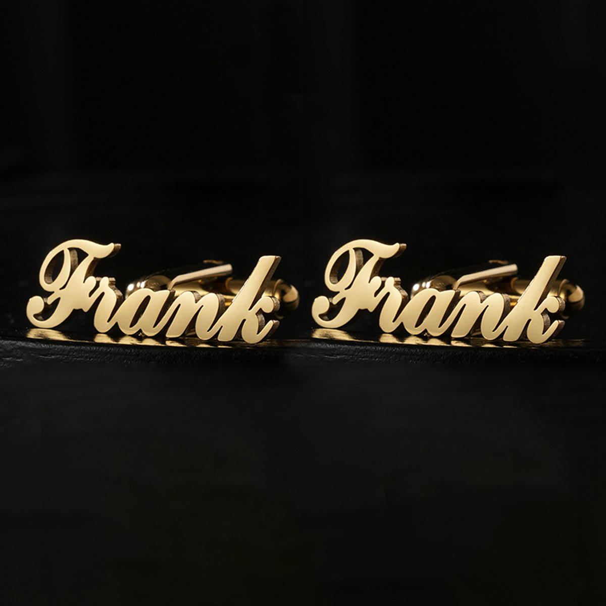 1 Pair Custom Name Cufflinks M - Men Accessories Name ulasan dan harga