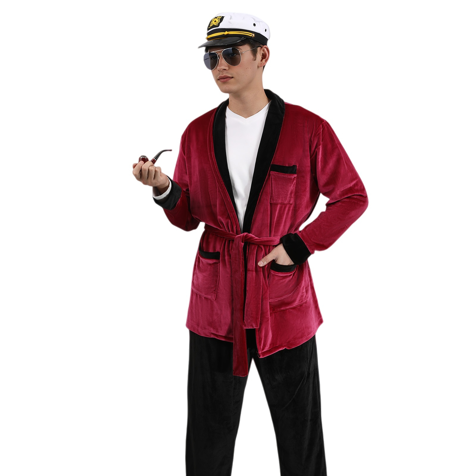 Men Flannel Red Nightgown Thic - Men'S Accessories Glasses ulasan dan harga