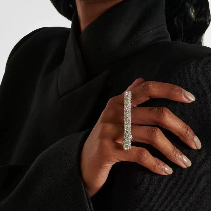New Fashion Lady Long Bar Ring - Men'S Accessories Dubai ulasan dan harga