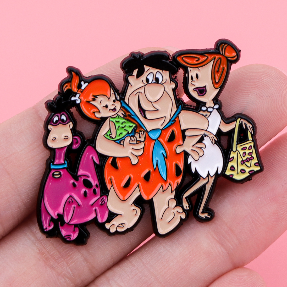 Cartoon Dinosaur Enamel Pin Ba - Men Accessories Jewelry ulasan dan harga