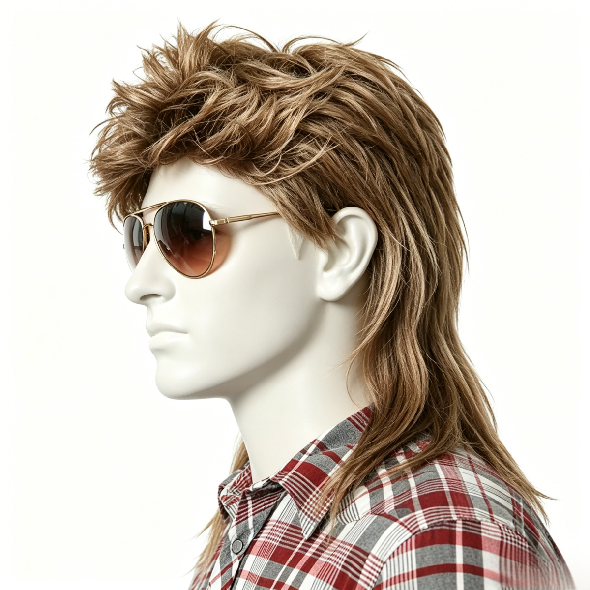Retro Style Men Mullet Wig Cla - Men Accessories All ulasan dan harga