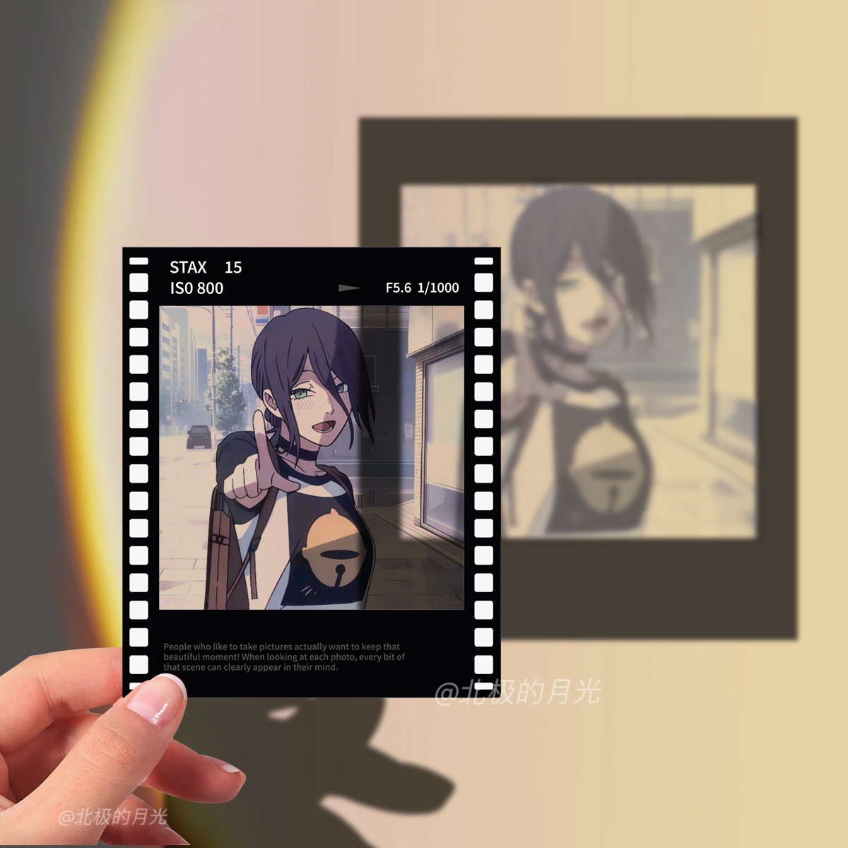 Chainsaw Man Reze Arc Polaroid - Men Accessories Collection ulasan dan harga