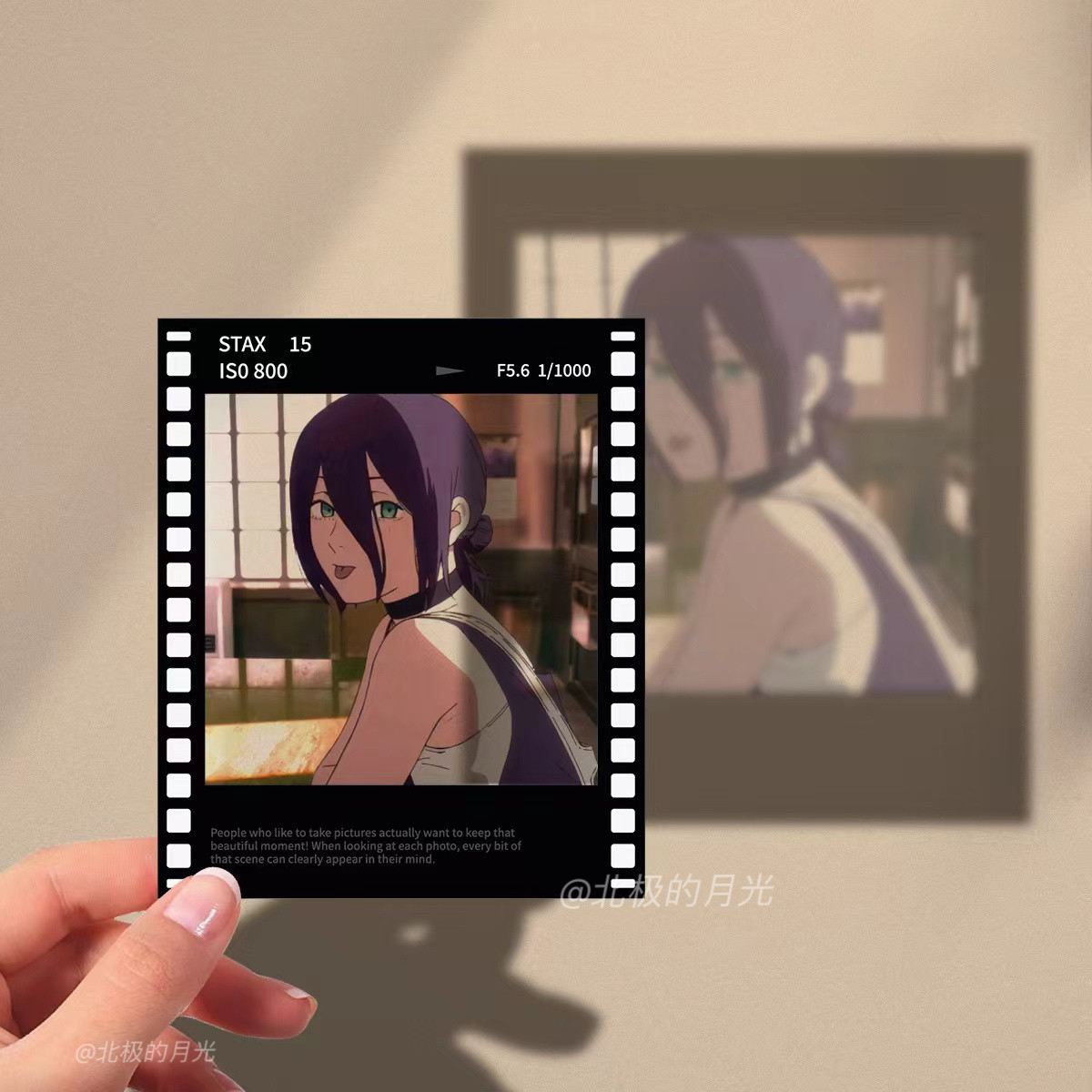 Chainsaw Man Reze Arc Polaroid - Men Accessories Collection ulasan dan harga