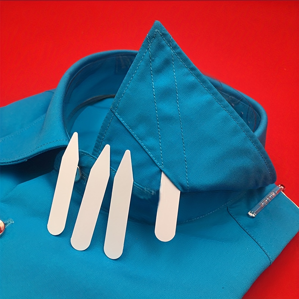 100Pcs PVC Shirt Collar Stays  - Men Accessories All ulasan dan harga
